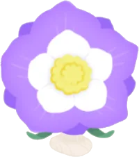 紫の花ヘッドの画像