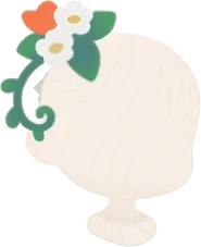 秘密のドールフラワーアクセの画像