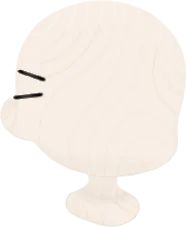 黒いヘアピンの画像