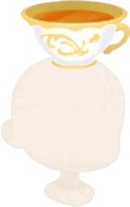 お茶会用のミニチュアティーカップの画像