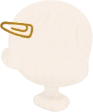 古びたクリップの画像