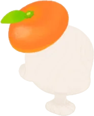 オレンジベレー帽の画像