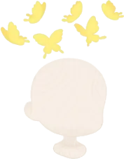 旋回する蝶の画像