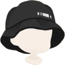 シンプルバケットハットの画像