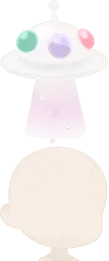 歓迎するUFOの画像