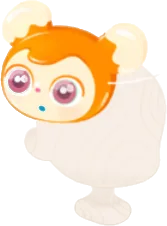 ピグミーのお面・斜めの画像