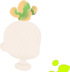 頭乗せサボテン天の画像