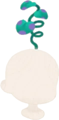 芽生えたグミフラワーの草の画像
