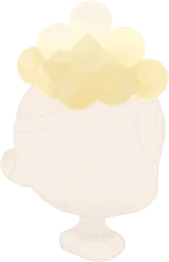 ダンゴ帽子の画像