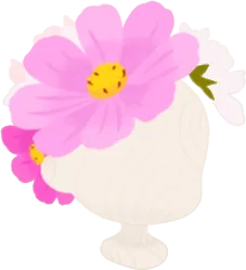 コスモスのヘッドピースの画像