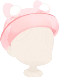 耳付き帽子・ピンクの画像