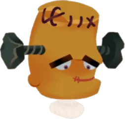 きぐるみ頭・造られた大男の画像