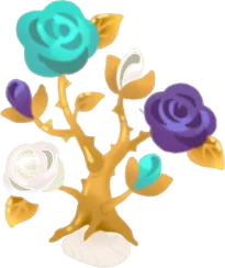 咲き始めた薔薇の画像