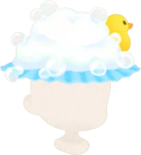 もこもこシャンプーハットの画像