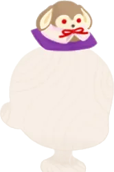 ちりめん飾り2023・紫の画像