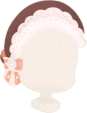 ロリィタブラウンボンネットの画像