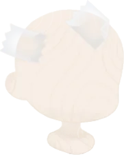 いっぱい貼ったテープの画像