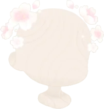 花あかりの桜髪飾りの画像