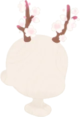 桜咲く枝の画像