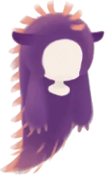 想像の獣の被り物の画像