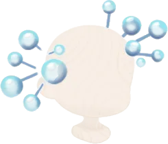 水の粒のようなアクセサリーの画像