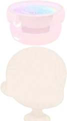 雨水を溜めた小さなポットの画像
