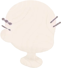 広がるくせっ毛を押さえるヘアピンの画像