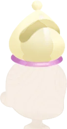 ビショップ帽子・白の画像