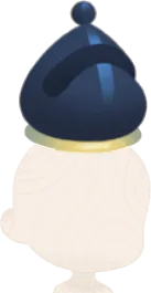 ビショップ帽子・黒の画像
