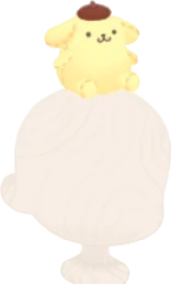 ホム頭のせポムポムプリンの画像