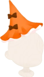 パンプキンな魔女の帽子の画像