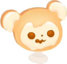 手作りピグミークッキーヘッドの画像
