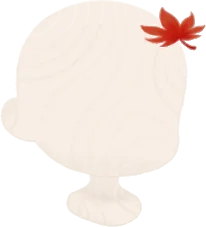 ひとひらのもみじの画像