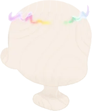 ネオンのビリビリヘアアクセの画像