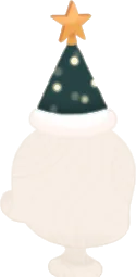 クリスマスパーティー帽の画像