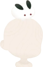 ひんやり雪ウサギの画像