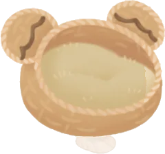 くつろぎベッドヘッドの画像