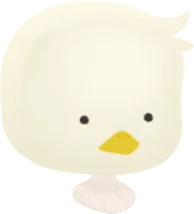 鳥人間の頭の画像