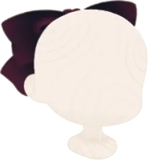 大きな黒いリボンの画像