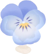 ビオラヘッド・青の画像