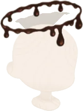 チョコの輪の画像