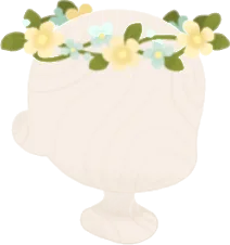 イースターの花冠の画像