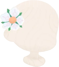 メカな苺の花飾りの画像