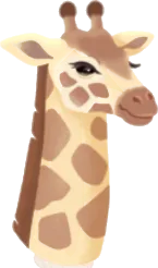 キリンのレプリカヘッドの画像