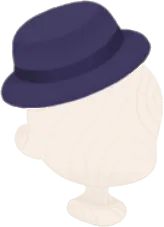 クラシカルハット・濃紺の画像