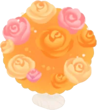 オレンジブーケヘッドの画像