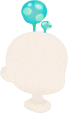 頭に生えたバブルプラントの画像