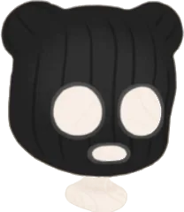 目出し帽・ブラックの画像