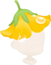 朝露こぼれる花帽子の画像