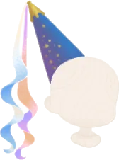 黄昏色のとんがり帽子の画像